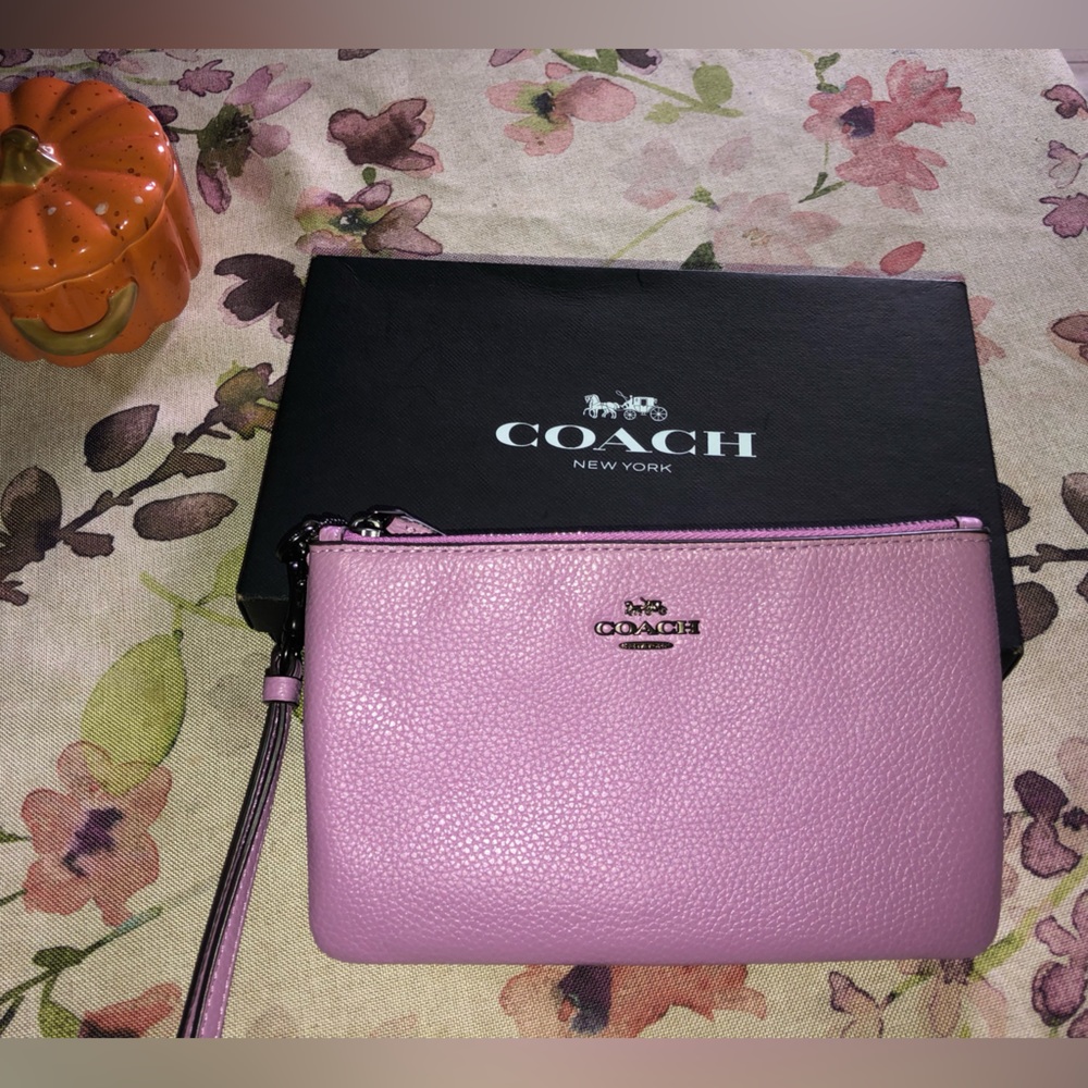 Coach wristlet purse
